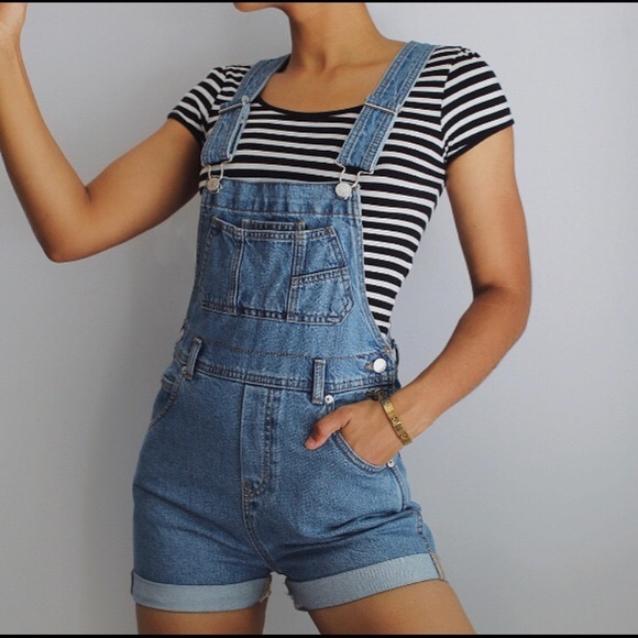 Monki Denim - Monki Denim Shortalls Overalls Dungarees